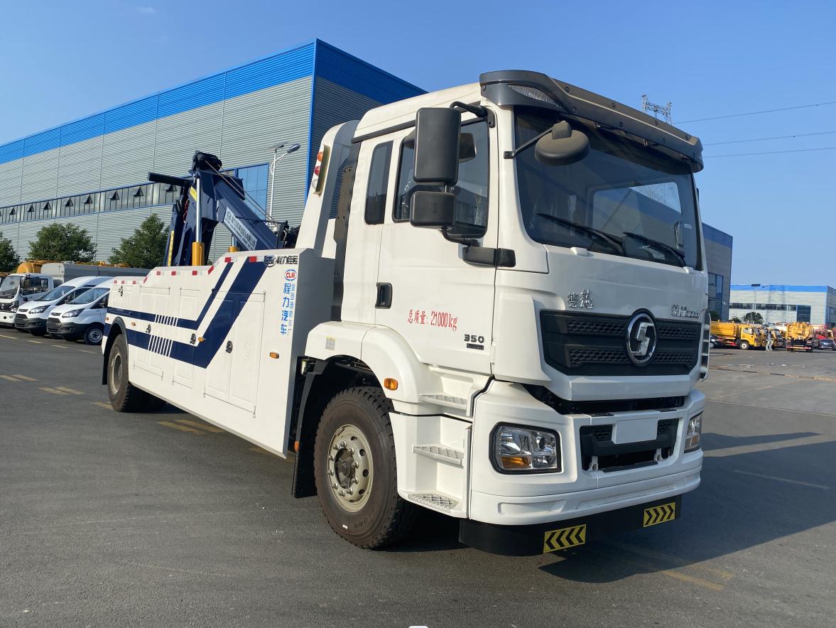 国六德龙单桥一拖一清障车